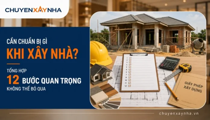 Giai đoạn chuẩn bị nền tảng trước khi xây nhà
