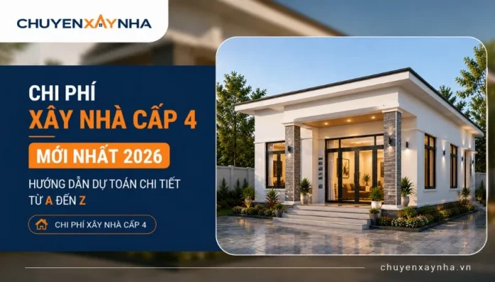Chi phí xây nhà cấp 4