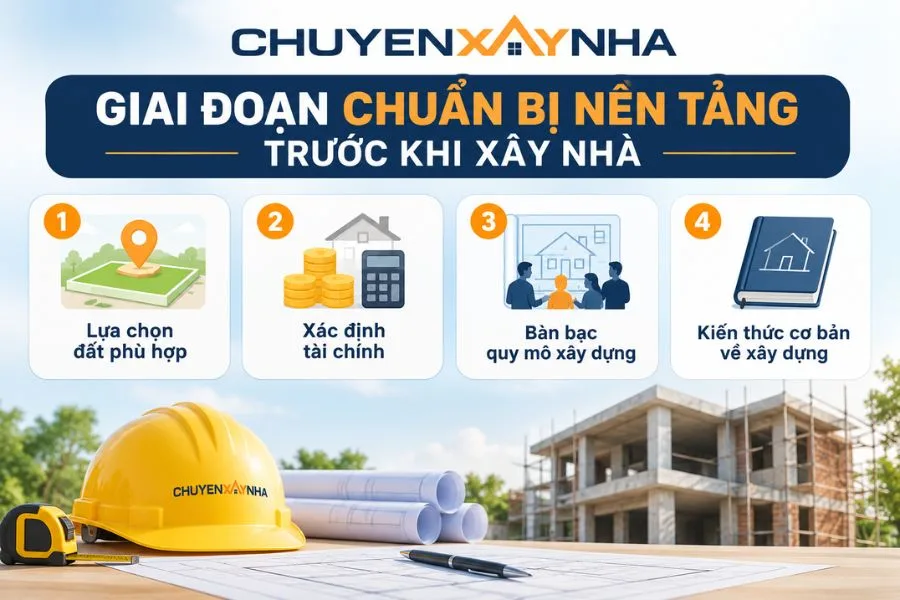 Cần chuẩn bị gì khi xây nhà