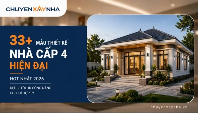 33+ mẫu nhà cấp 4