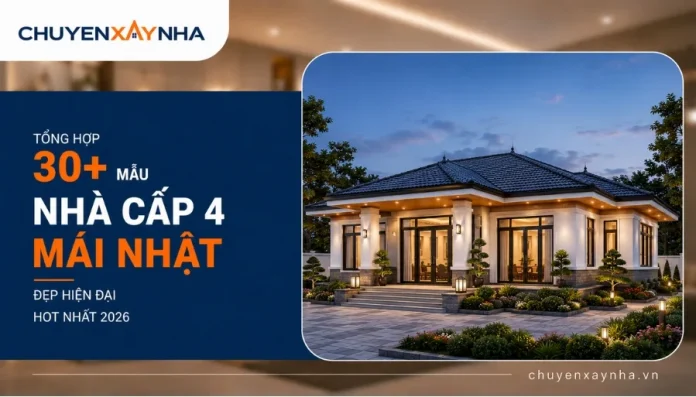 Nhà cấp 4 mái Nhật