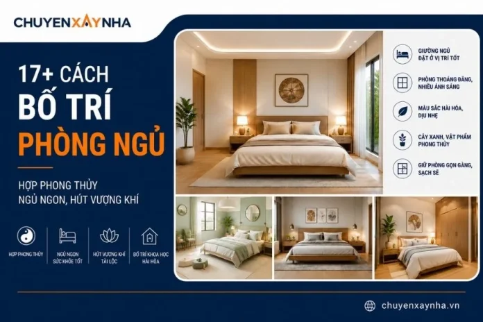 Cách bố trí phòng ngủ hợp phong thủy