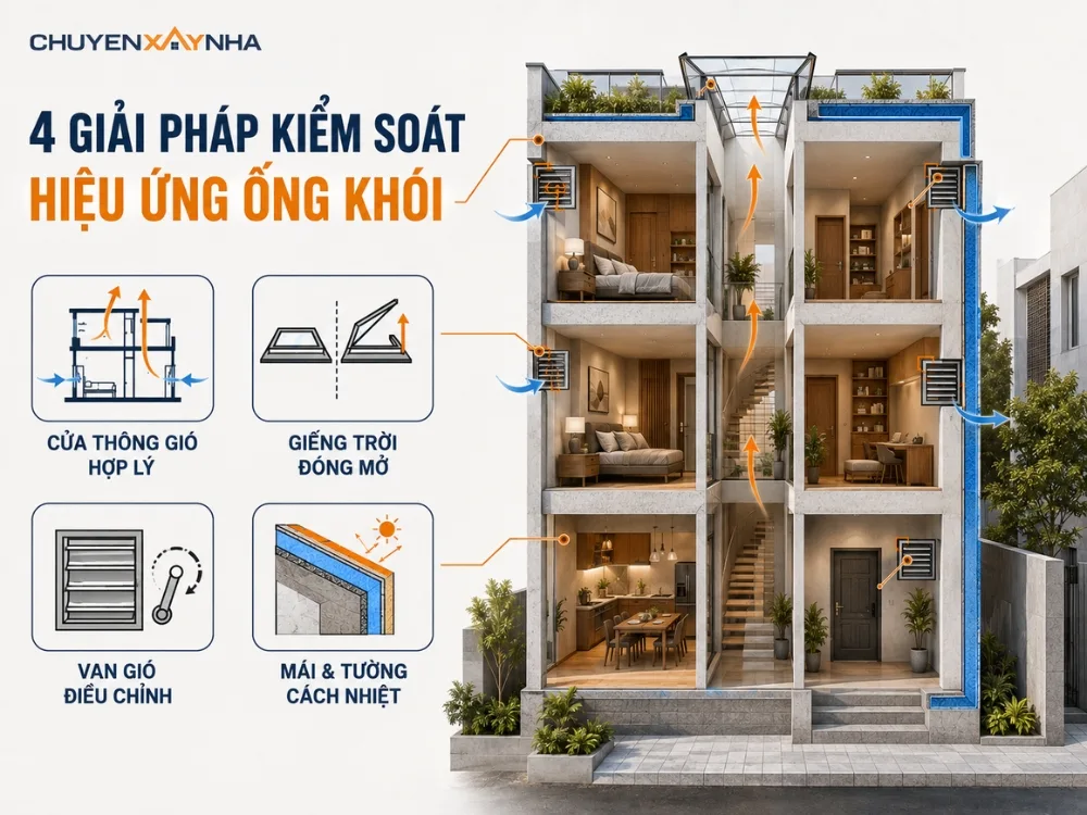 Giải pháp kiểm soát hiệu ứng ống khói hiệu quả