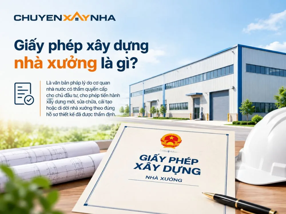 Giấy phép xây dựng nhà xưởng