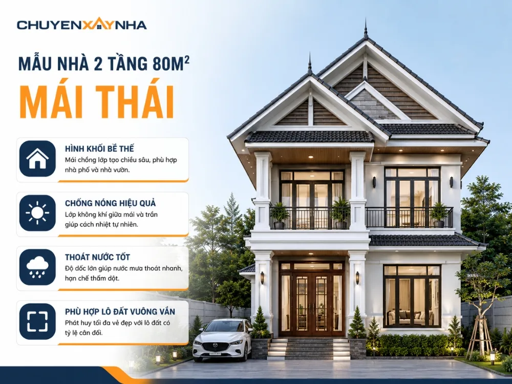 Mẫu nhà mái Thái