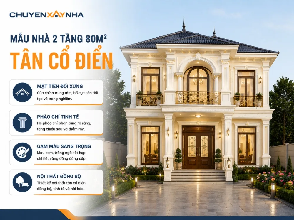 Mẫu nhà phong cách tân cổ điển