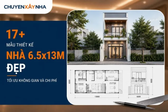 Mẫu thiết kế nhà 6.5x13m