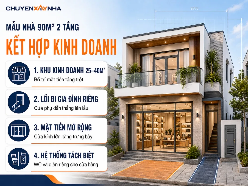 Mẫu nhà kết hợp kinh doanh
