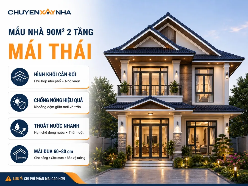 Mẫu nhà mái Thái