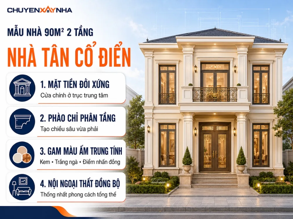 Mẫu nhà phong cách tân cổ điển