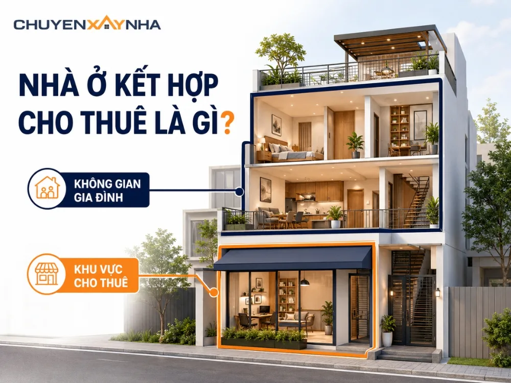 Nhà ở kết hợp cho thuê
