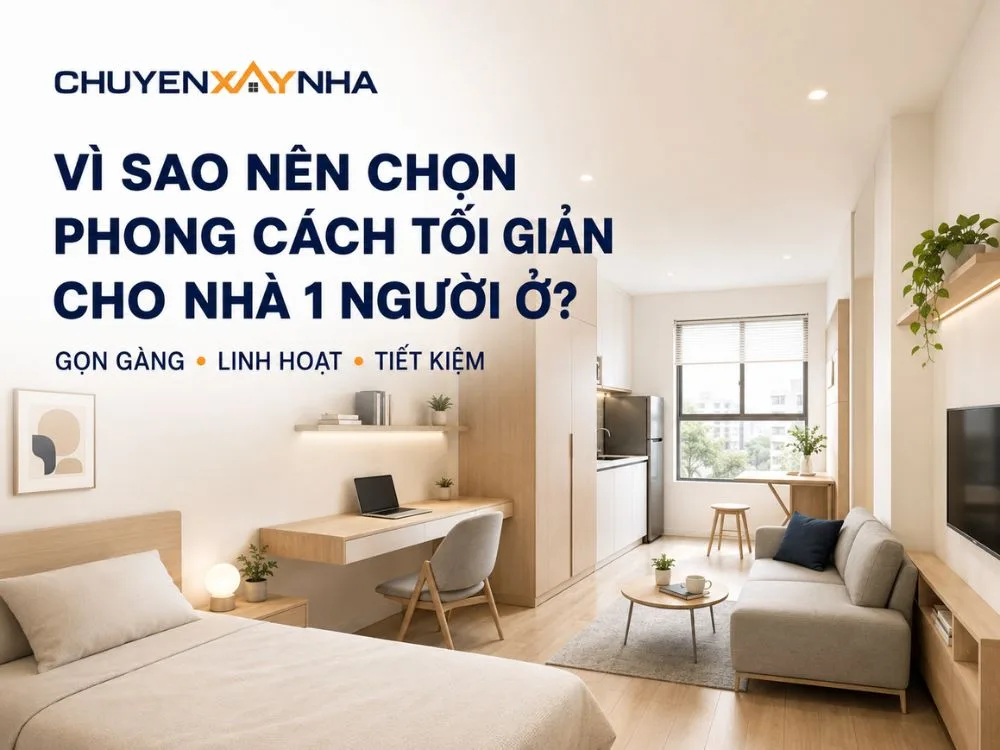 Nhà cho 1 người ở là loại hình nhà ở dành cho người độc thân
