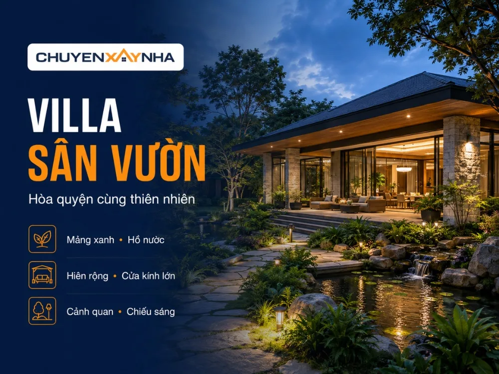 Villa sân vườn