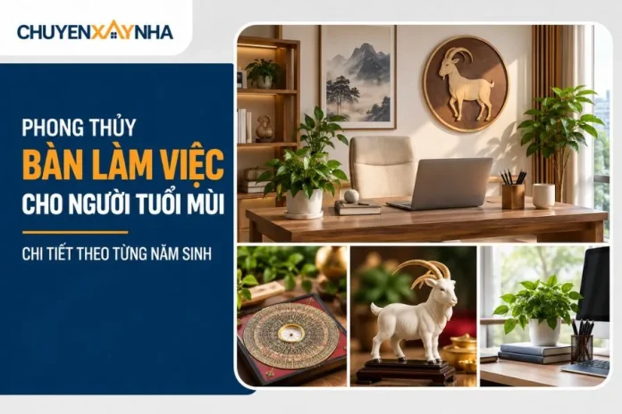 Phong thủy bàn làm việc cho người tuổi Mùi