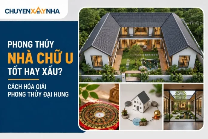 Phong thủy nhà chữ U