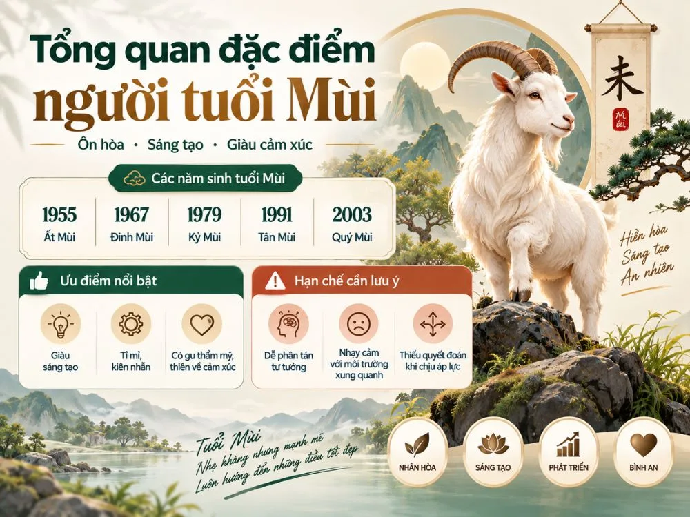 Tổng quan đặc điểm người tuổi Mùi