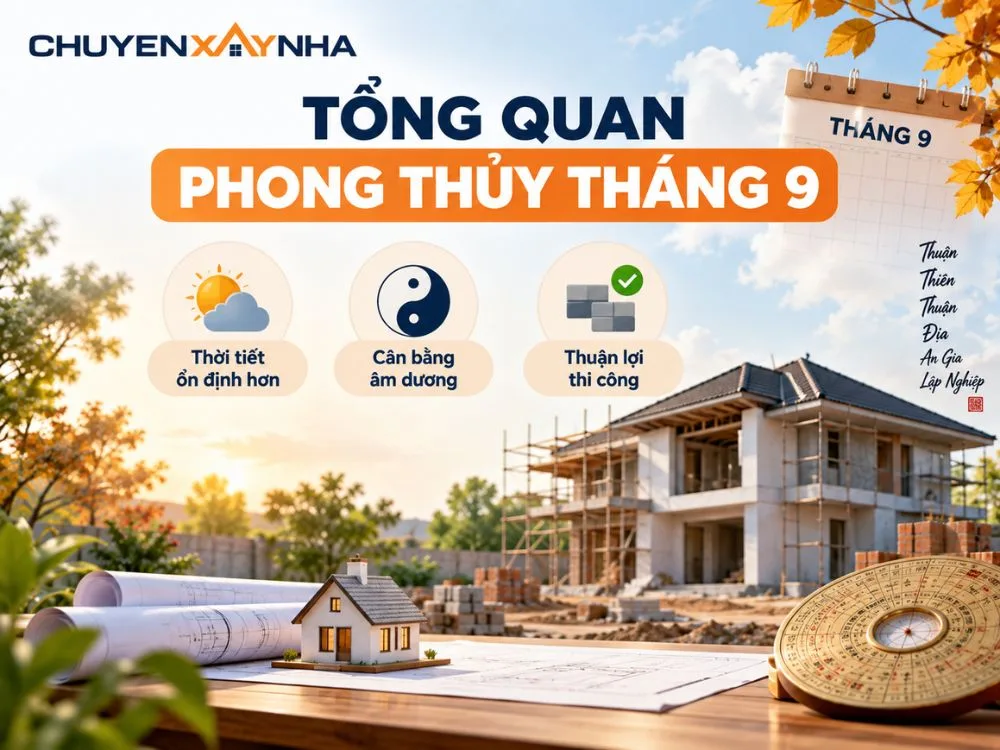 Tổng quan phong thủy tháng 9