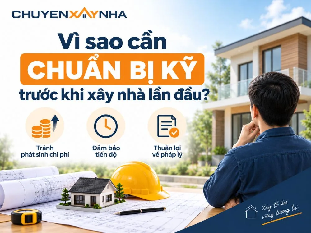 Cần chuẩn bị kỹ trước khi xây nhà lần đầu